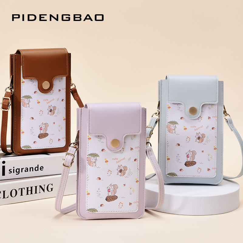 Women Bags Leather - Nuova Borsa a Tracolla per Telefono
