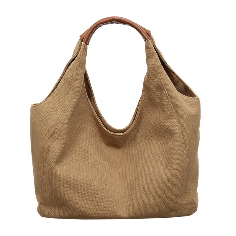 Hobo Bag Slouchy - Borsa Tote Grande in Tela per