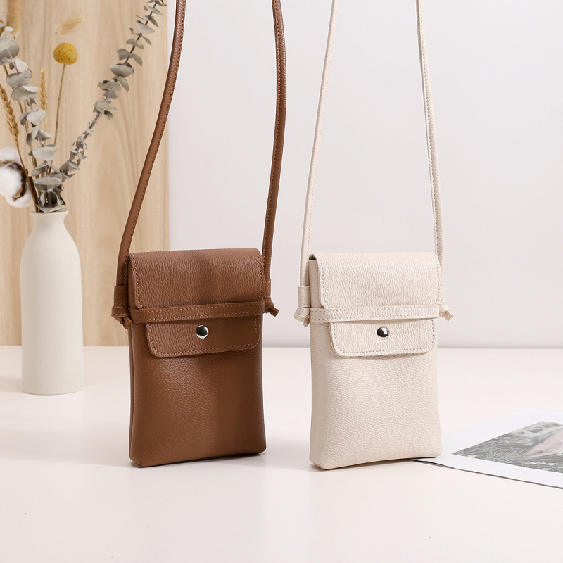Women Bags Leather - Mini Borsa a Tracolla per Telefono