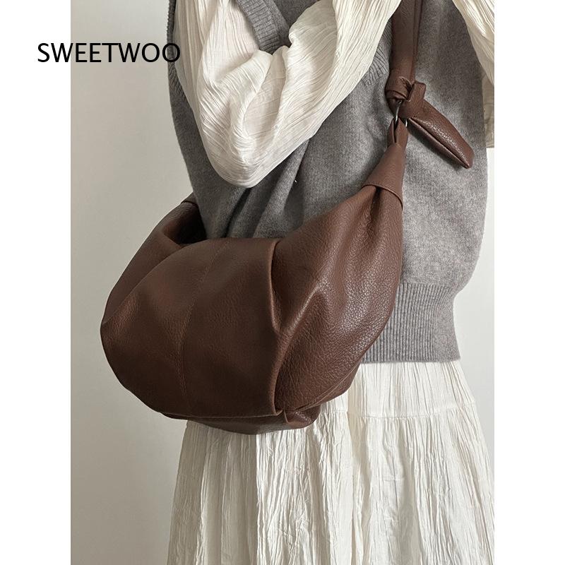 Borsa Hobo in Ecopelle Marrone - Hobo Bag Slouchy recensione e prezzo