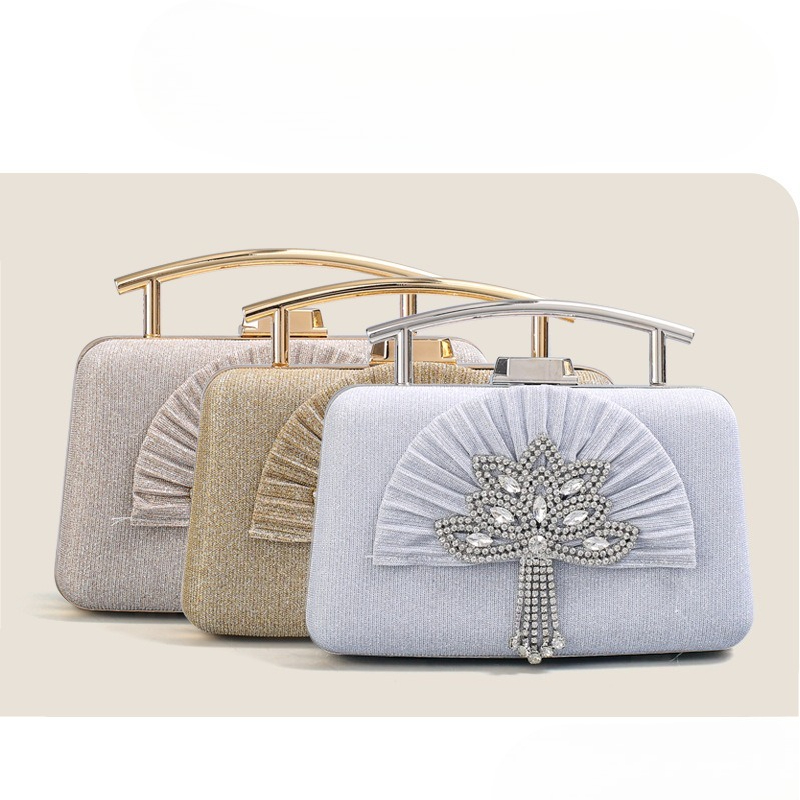 Borsa da sera elegante in meta - Women Bags Leather recensione e prezzo