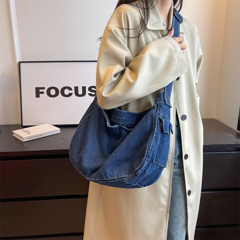Borsa Hobo in Denim Oversize c - Hobo Bag Slouchy recensione e prezzo