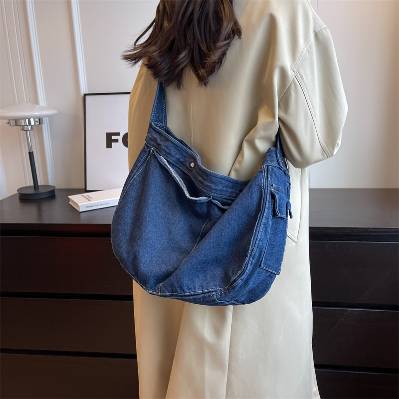 Borsa Hobo in Denim Oversize c - Hobo Bag Slouchy recensione e prezzo