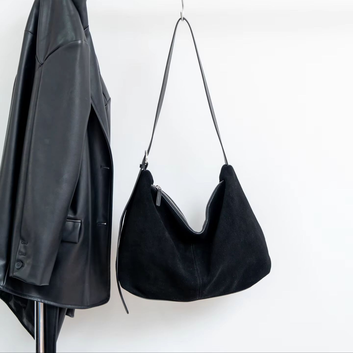 Borsa a Tracolla in Pelle Scam - Hobo Bag Slouchy recensione e prezzo